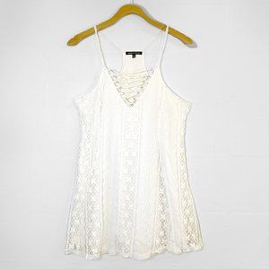 Kendall & Kylie White Summer Lace Dress